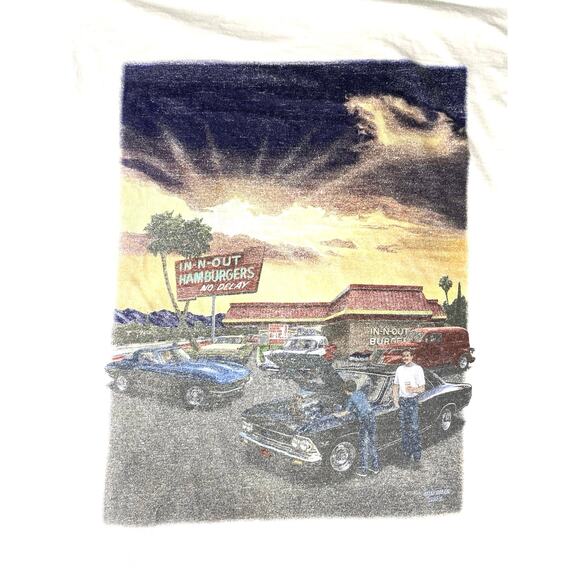 In-N-Out Burger Las Vegas T-Shirt Hanes Beefy-T Large - Picture 7 of 7